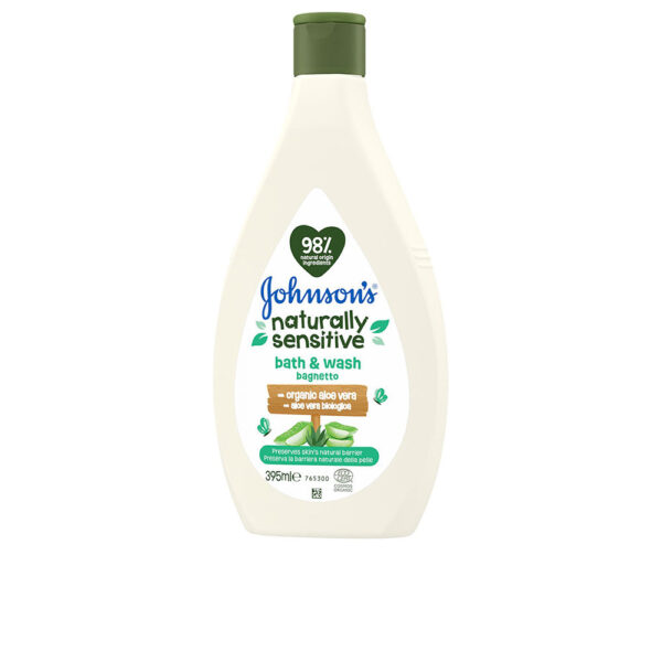 BABY BIO NATURALLY SENSITIVE aloe vera bath gel 395 ml