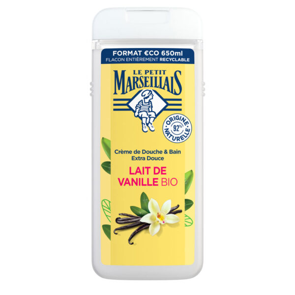 LE PETIT MARSEILLAIS vanilla milk bath gel 650 ml