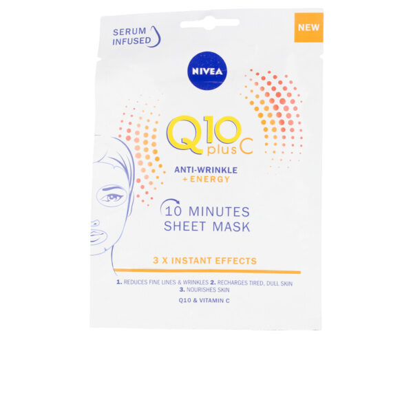 Q10+ VITAMIN C anti-wrinkle+energizing facial mask 1 unit