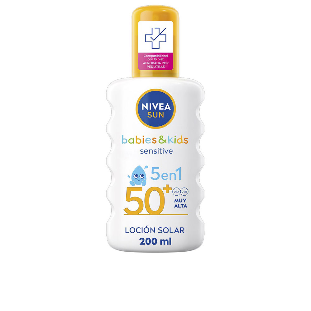 ZGpZRE1NK1Nxck0vWjBkNFB2OFFCQzhMeEFzd1ZSWmx2ZDJvVmRQbjIrQ3RjM0c2TFBidUVBcVNZYk5iVjRaNg2 SUN BABIES&KIDS 5 in 1 sun lotion SPF50+ 200 ml - Image 1