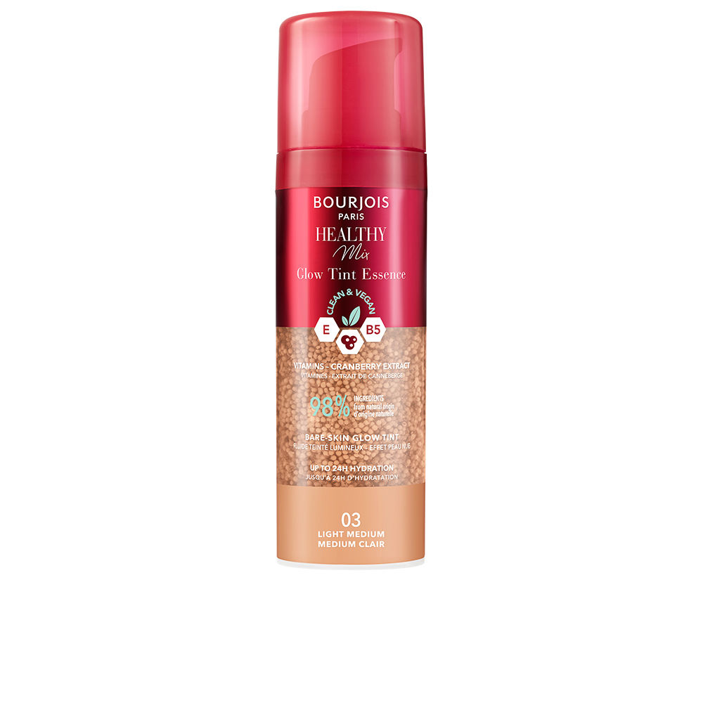 K0cvVko2dWpycFJSMXNwUFVrMkwvSjNxQ1phekZFTm1lL2xwdGxIRGJvY3Y1cXlYTndUbU5Sa1VIZWIxb0hGcQ2 HEALTHY MIX GLOW TINT ESSENCE makeup base #03-Light Medium 30 ml - Image 1