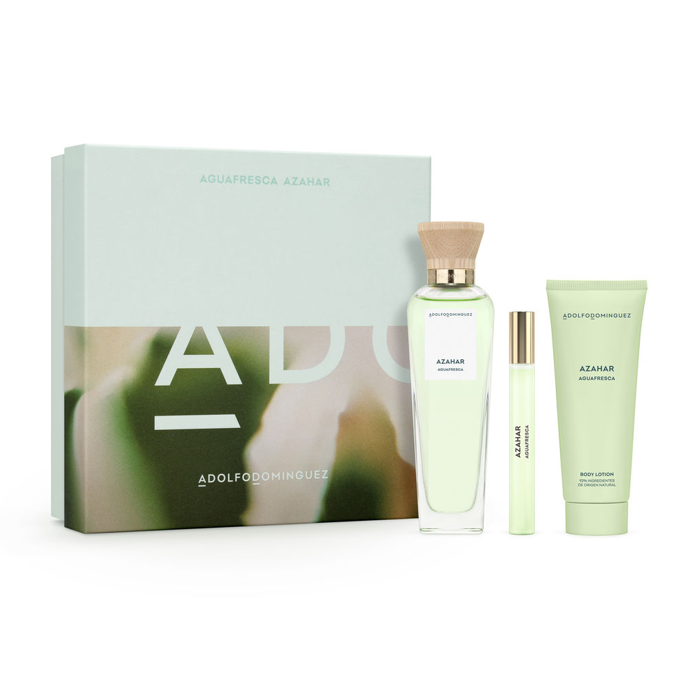 Adolfo Dominguez - AZAHAR - BODEGON COFFRET FRESH ORANGE WATER CASE 3 pcs - Image 1