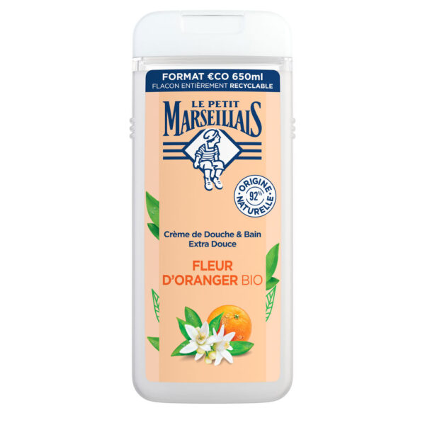 LE PETIT MARSEILLAIS orange blossom bath gel 650 ml