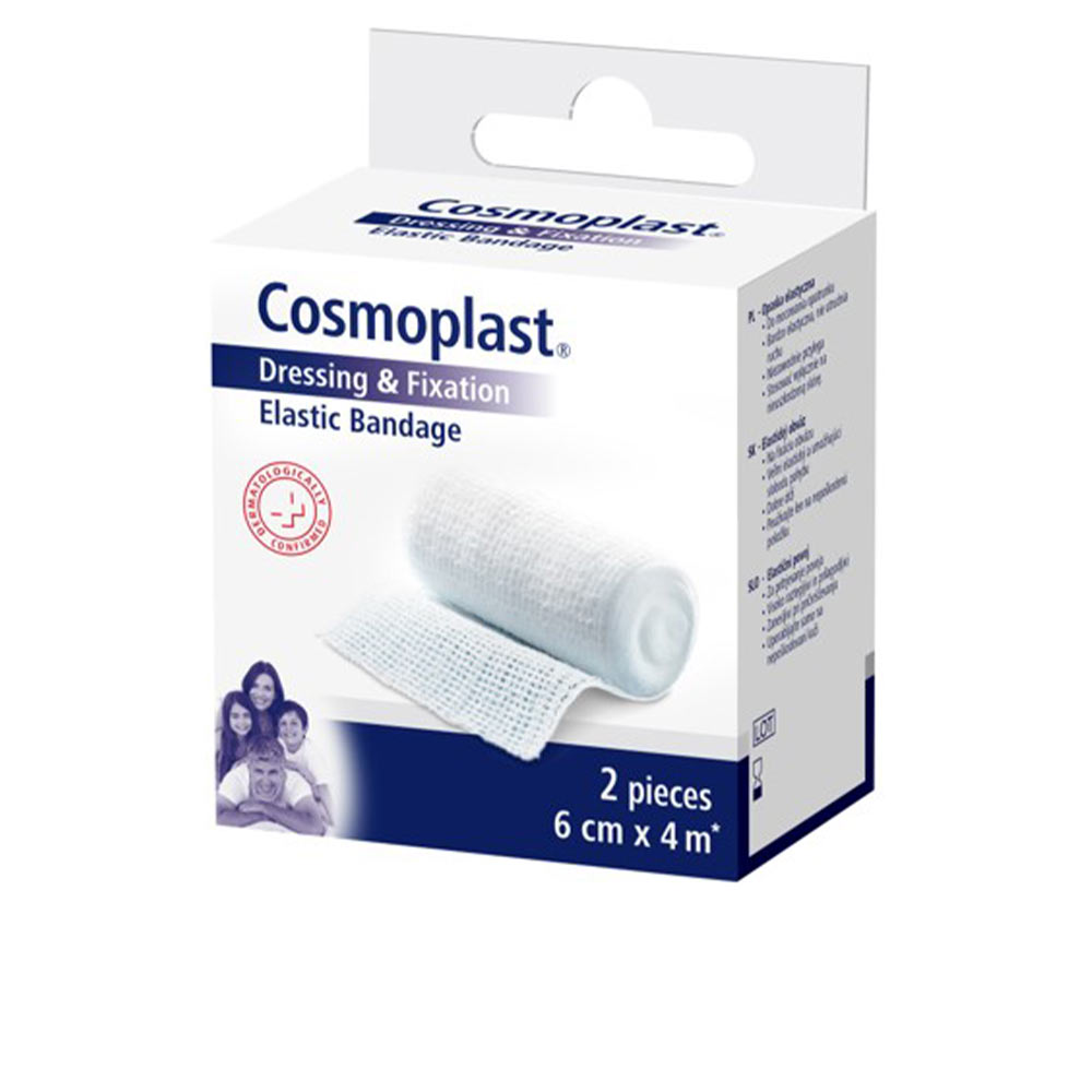 ZUprV1p5UjhBU3NmQjVsM0JTbjNGbWg2bkVBVmt3cTVFMWNwa0hEYzBPWm95WGVJWityaWZDVFlZcU91N1lzeQ2 COSMOPLAST elastic bandage 6x4 cm 2 u - Image 1