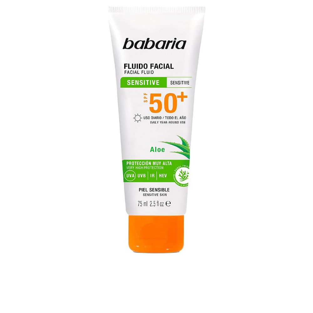 ZVh5ZVo0Q2w1SnQwWWpITXM3emllaGRuZUh3cTJYVTVKQjJZZTFpQzFOZXBQRWNnSnBLUFRrK0xJRkFHN2VyWA2 Aloe vera facial fluid for sensitive skin SPF 50+ 75 ml - Image 1