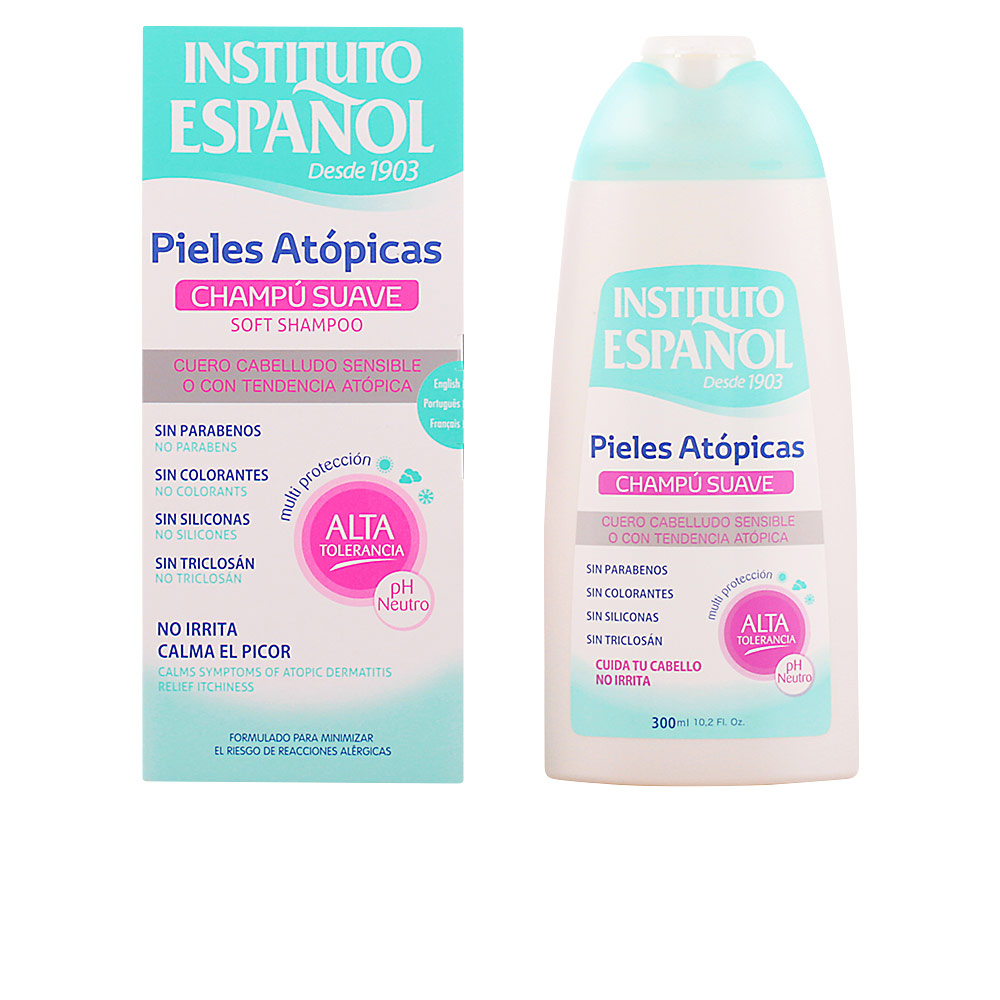 czg5WXB0U2x6MjBkcVZQUW95UXZsbVNzQURvRExidFROWFJPcks1emhxQUVadkx5ald2ZVd0UHVVNWo3UWNyWg2 PIEL ATÓPICA champú suave 300 ml - Image 1
